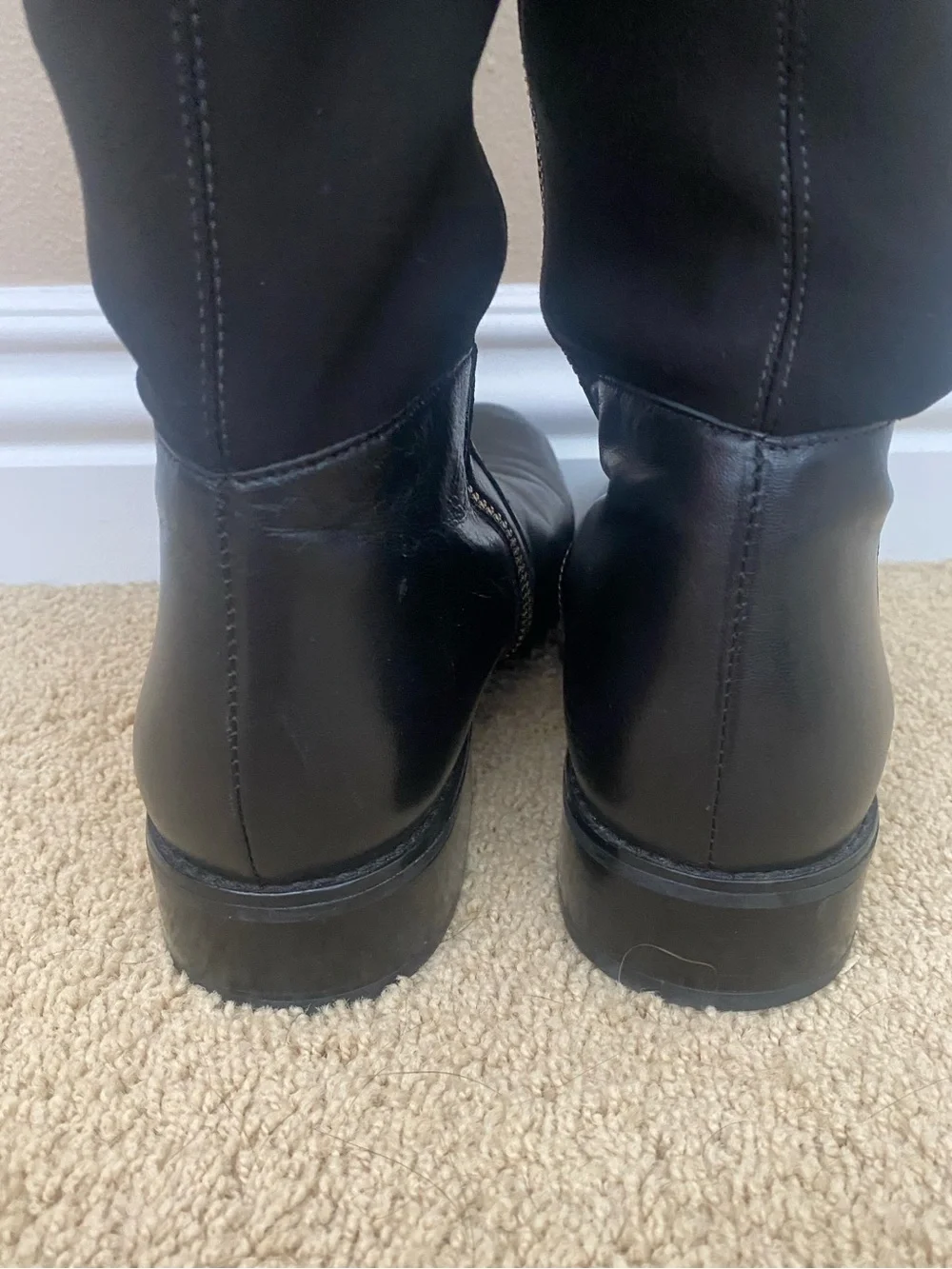 Michael Kors Leather & Stretch Boot